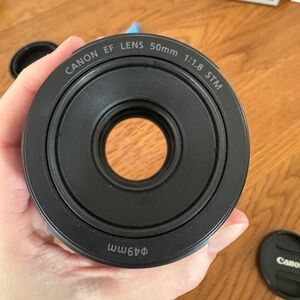 Canon EF Lens 50mm f/1.8 STM - Sleek Black